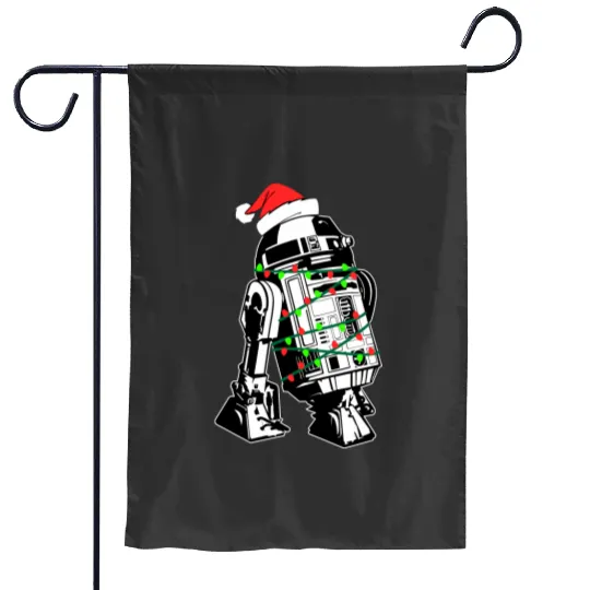 R2D2 Star Wars Christmas Lights Holiday Garden Flags Disney Galaxy's Edge