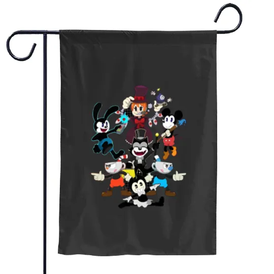 Disney Oswald the Lucky Rabbit Garden Flags, Oswald mickey Garden Flags