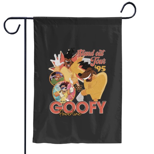 Vintage Goofy Powerline Garden Flags, Disneyworld Garden Flags, Disneyland Garden Flags