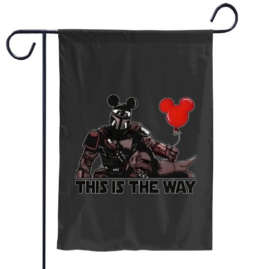 The Mandalorian This Is The Way Mickey Mouse Ears Garden Flags Disney Trip 2023 Garden Flags