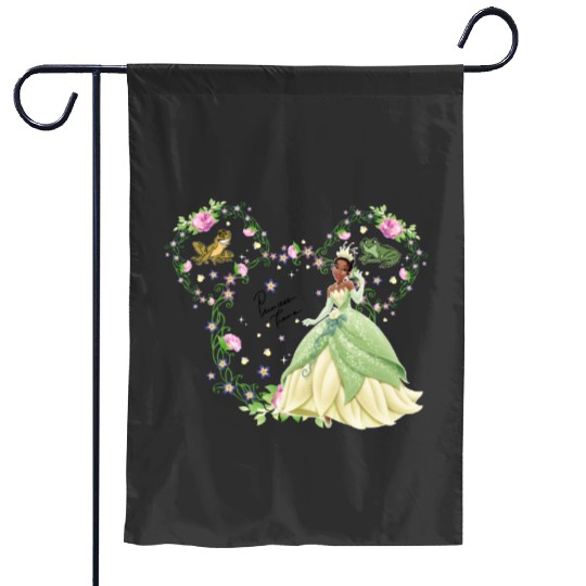 Tiana Princess Garden Flags, Disney Tiana Garden Flags, Disney Princess Garden Flags