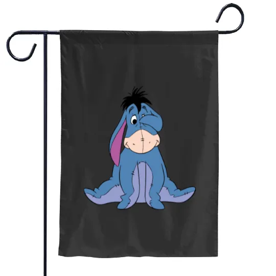 Eeyore Garden Flags; Shy Eeyore Garden Flags; Sad Eeyore jumper; Disney Eeyore sweater; Winnie the Pooh pullover; Cute Eeyore Garden Flags; (T60)