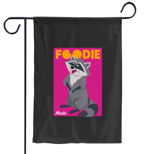 Disney Pocahontas Funny Meeko Raccoon Foodie Garden Flags