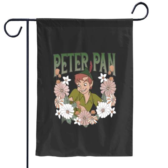 Disney Peter Pan Characters Garden Flags, Vintage Disney Peter Pan Garden Flags