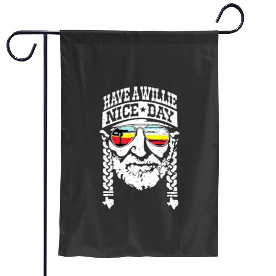 Have A Willie Nice Day Unisex Garden Flags Love USA