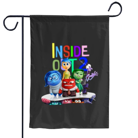 Inside Out 2 Garden Flags, Disney Pixar Inside Out Garden Flags