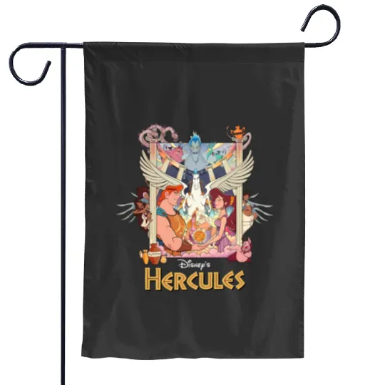 Vintage 90s Disney Hercules  Retro Hercules 1997 Vintage Garden Flags, Hercules Disney Garden Flags, Hercules Disney Garden Flags