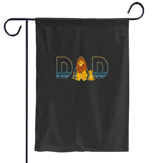 Disney The Lion King Simba and Mufasa Dad Garden Flags