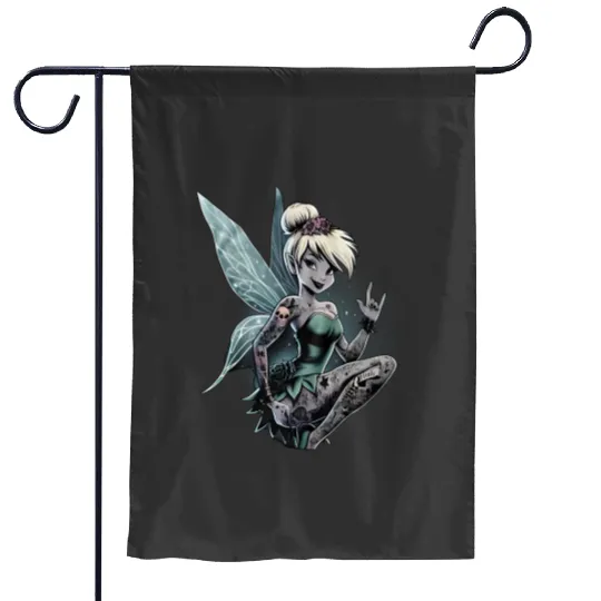 Tinkerbell Garden Flags, Peter Pan, Disney Princess, Disney Garden Flags
