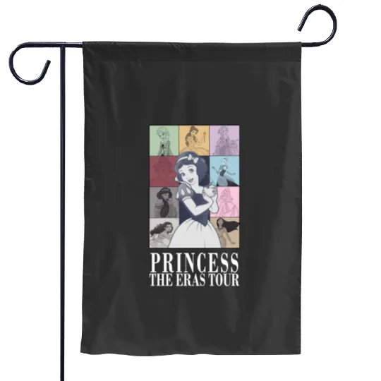 Disney Princess Garden Flags, Disney Princess Eras Tour Garden Flags, Disney Princess Tour Garden Flags, Disney Princess Trip Garden Flags