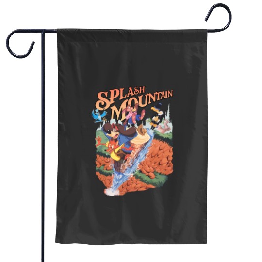 Disneyland Splash Mountain Garden Flags