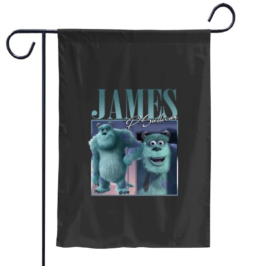 James P.Sullivan Disney Monsters Retro Garden Flags, Monsters Inc Vintage Style Garden Flags