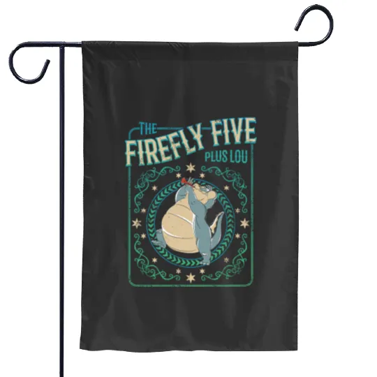 Disney The Princess And The Frog The Firefly Five Plus Lou Garden Flags