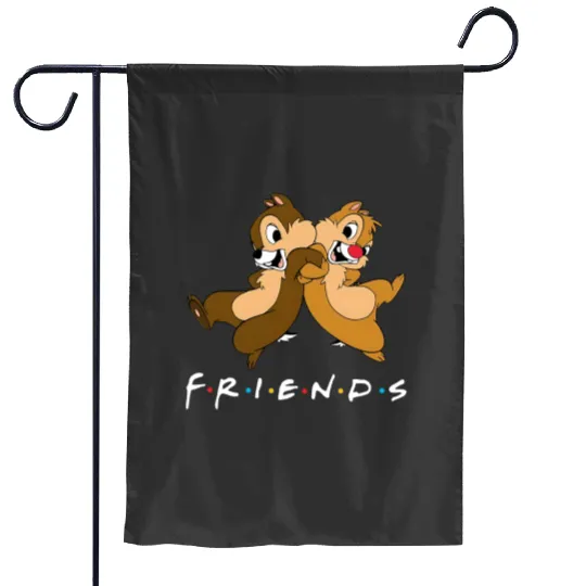 Chip And Dale Friends Garden Flags, Chip and Dale Garden Flags, Disney Friends Garden Flags