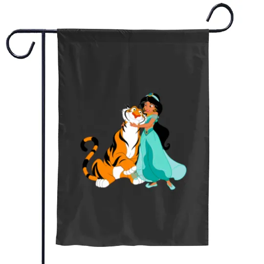 Disney Aladdin Princess Jasmine and Rajah Friends Garden Flags