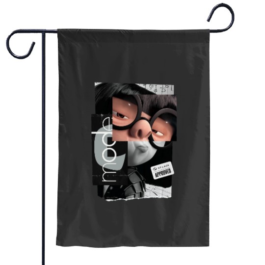 Disney and Pixars The Incredibles Edna Mode Fashion Logo Garden Flags