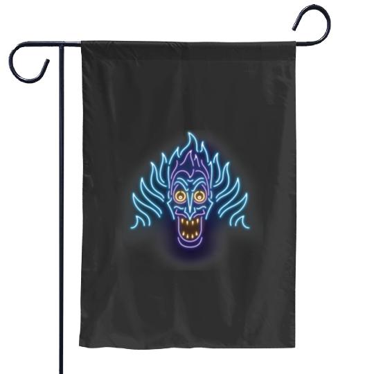 Disney Hercules Neon Hades Head Shot Graphic Garden Flags