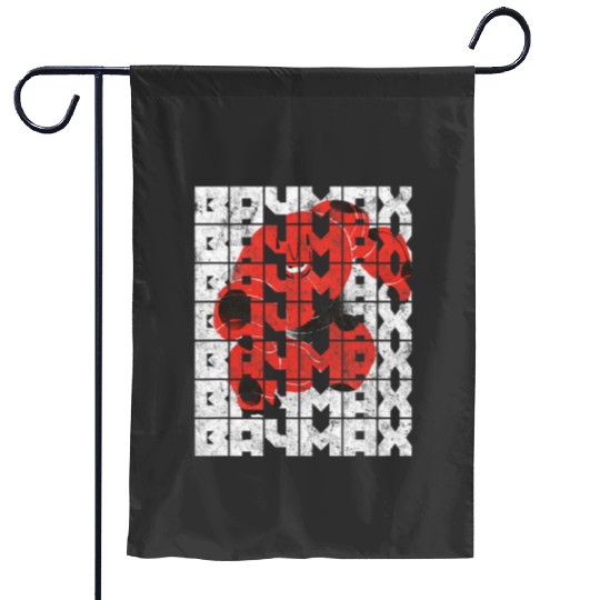 Disney Big Hero 6 Baymax Epic Hero Landing Distressed Garden Flags