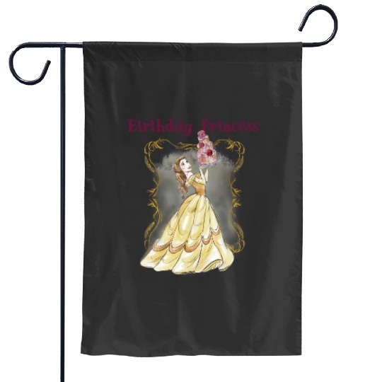 Disney Beauty and the Beast Belle Birthday Princess Garden Flags