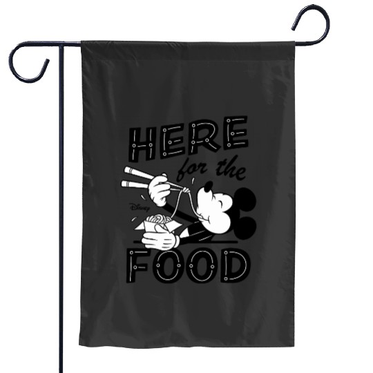 Disney Mickey Here for the Food Garden Flags