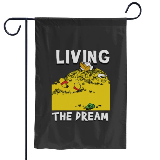 Disney Ducktales Scrooge McDuck Living the Dream Garden Flags