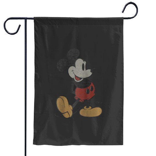 Disney Mickey Mouse Pose Raglan Baseball Tee Garden Flags