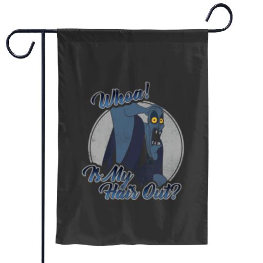 Disney Hercules Hades Whoa Is My Hair Out Graphic Garden Flags