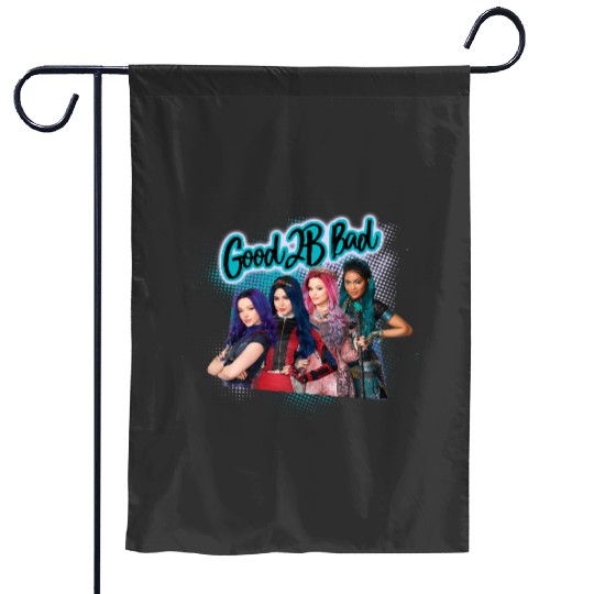 Disney The Descendants 3 Good 2B Bad Garden Flags