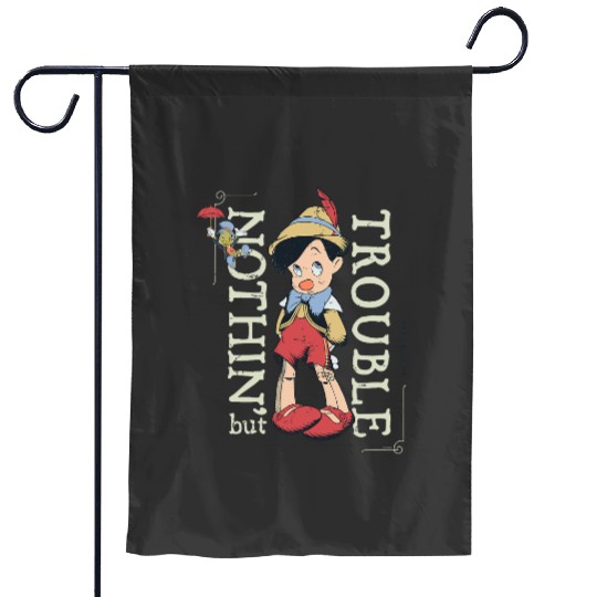 Disney Pinocchio Nothin but Trouble Since 1940 Garden Flags