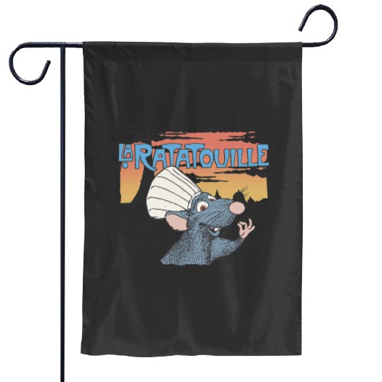 Disney Pixarss Ratatouille Paris France Chefs KISSss Garden Flags
