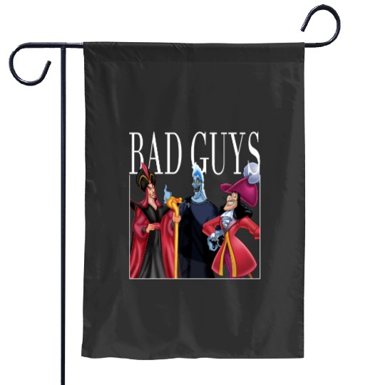 Disney Villains Bad Guys Garden Flags, Jafar, Captain Hook, Hades Garden Flags