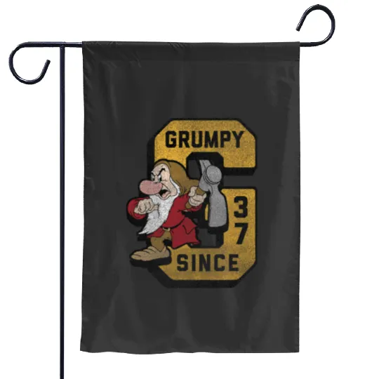Disney Snow White The Seven Dwarfs Grumpy Collegiate Garden Flags