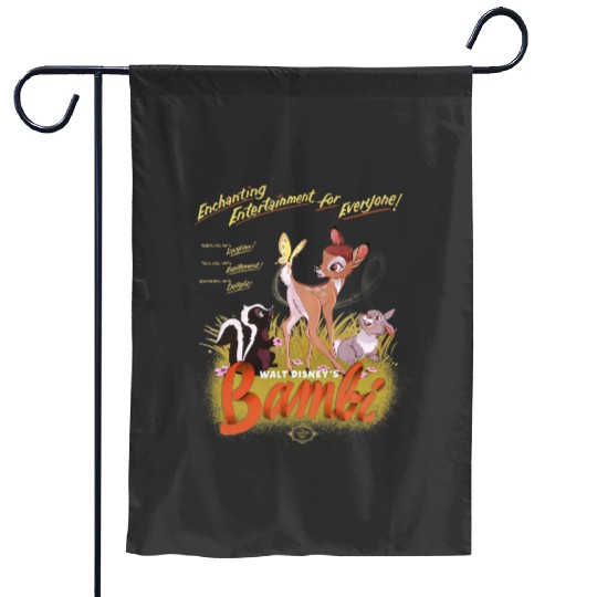 Disney Bambi Enchanting Entertainment For Everyone Retro Garden Flags