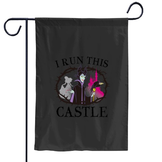 Disney Sleeping Beauty Maleficent Runs This Castle Garden Flags