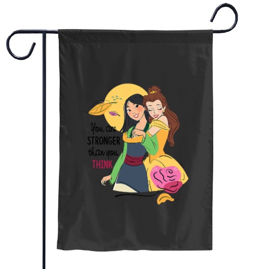 Disney Princess Mulan Belle Stronger Than You Think Garden Flags
