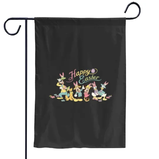 Disney Mickey Mouse and Friends Bunny Ears Easter Garden Flags