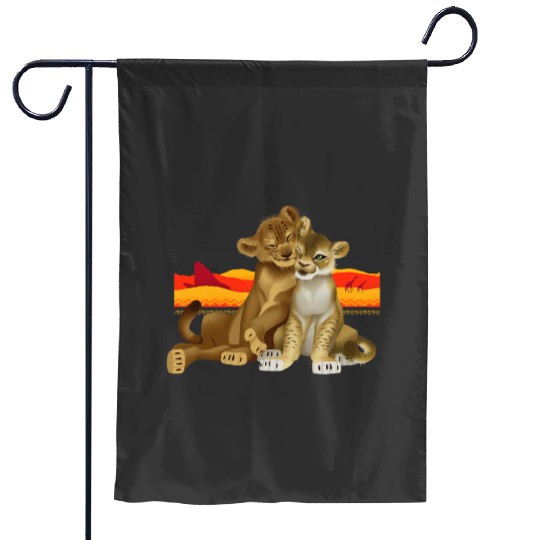 Disney The Lion King Young Simba Nala Live Action Garden Flags