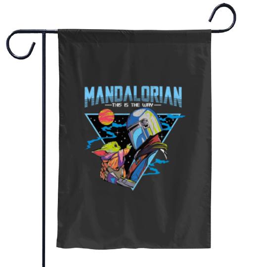 New Collection Star Wars Mandalorian Garden Flags, Disneyland, Disney Trip Garden Flags, Star Wars Garden Flags
