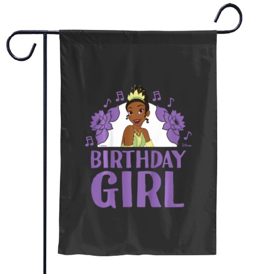Kids Disney Princess Tiana Birthday Girl Garden Flags