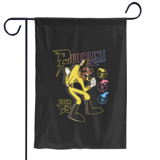Disney A Goofy Movie Powerline Tour 95 Retro Neon Garden Flags