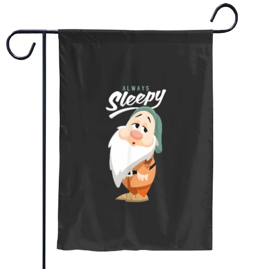 Disney Snow White And The Seven Dwarfs Always Sleepy Garden Flags, WDW Magic Kingdom Disneyland Family Vacation Birthday Gift