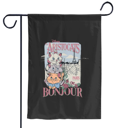 Disney The Aristocats Bonjour Paris Since 1979 Vintagess Ad Tank Top Garden Flags
