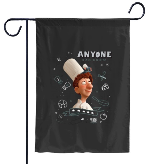 Disney Pixars Ratatouille Remy Linguini Anyone Can Cook Garden Flags