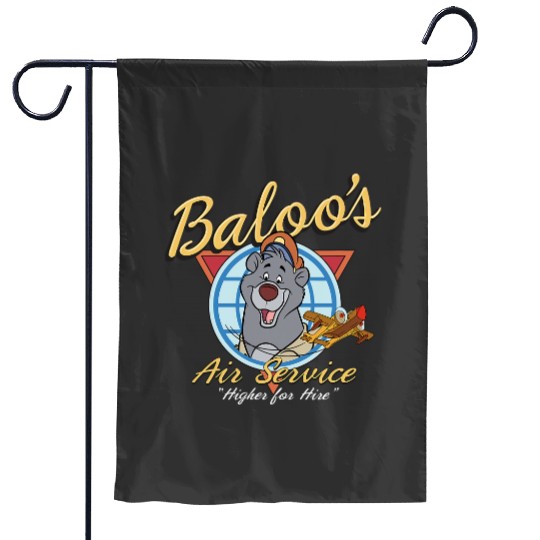 Disney Talespin Baloos Service Garden Flags