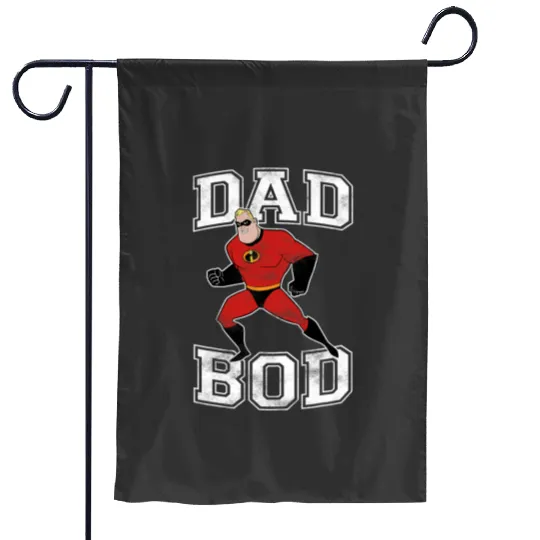 Disney Pixars Incredibles Mr. Incredible Dad Bod Portrait Garden Flags