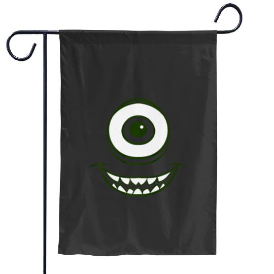 Disney Pixars Monsters Inc. Mike Wazowski Eye Premium Premium Garden Flags