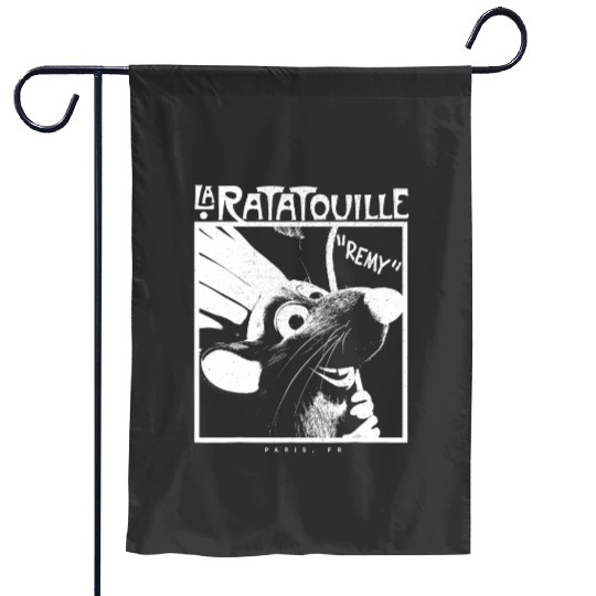 Disney Pixars Ratatouille Chef Remy Faded Silhouette Garden Flags