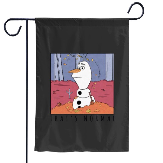 disney frozenss 2 Olaf Thats Normal Garden Flags