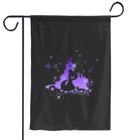 Disney Tangled Rapunzel Silhouette Portrait Graphic Garden Flags