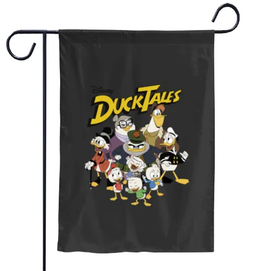 Disney DuckTales Group Shot Logo Garden Flags